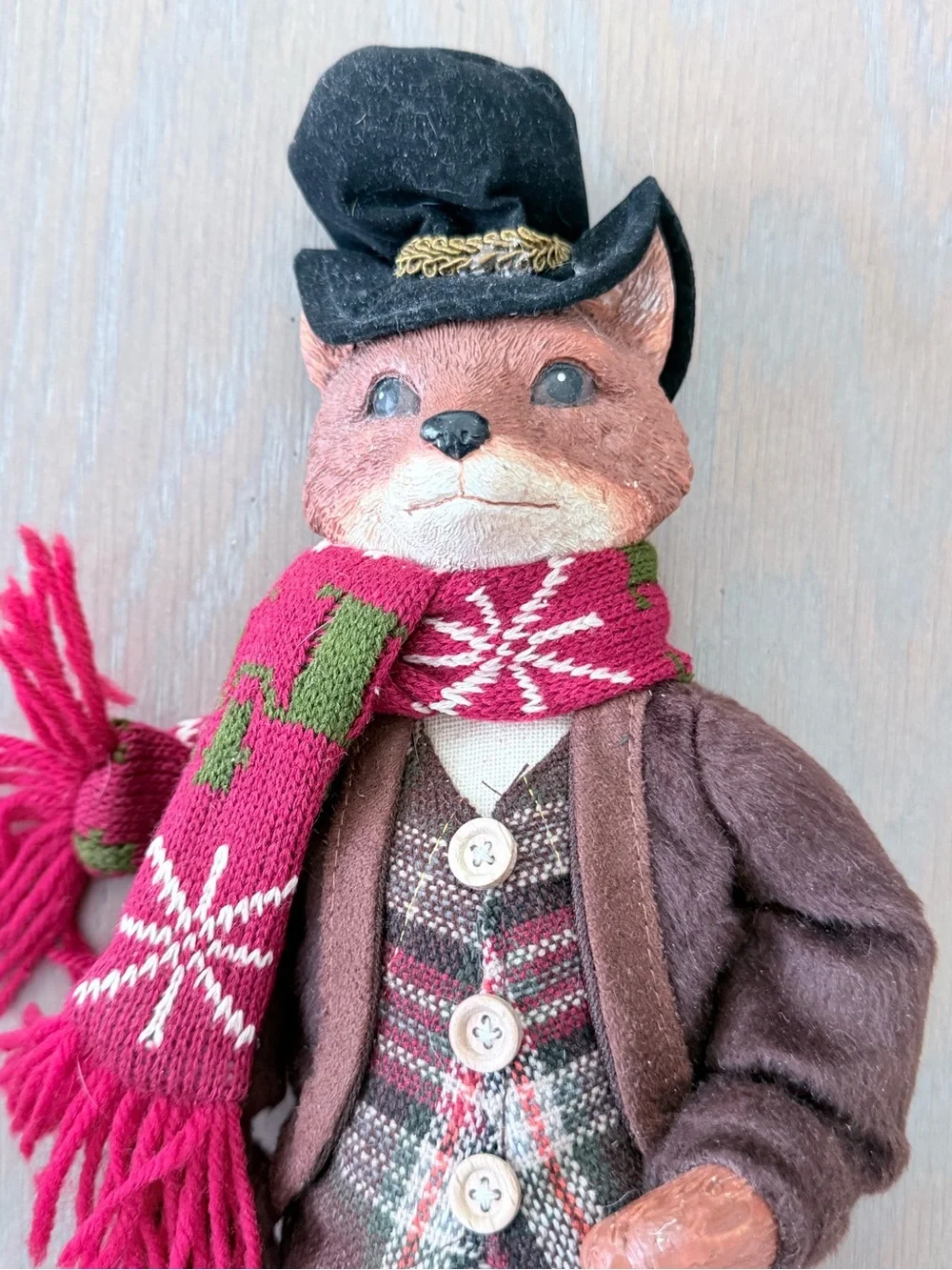 Fox Sitter Male Cracker Barrel Woodland Theme New, Retired
